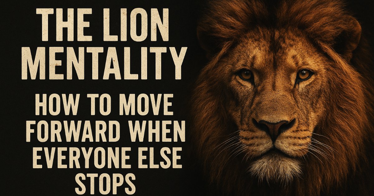 How to Move Forward When Everyone Else Stops